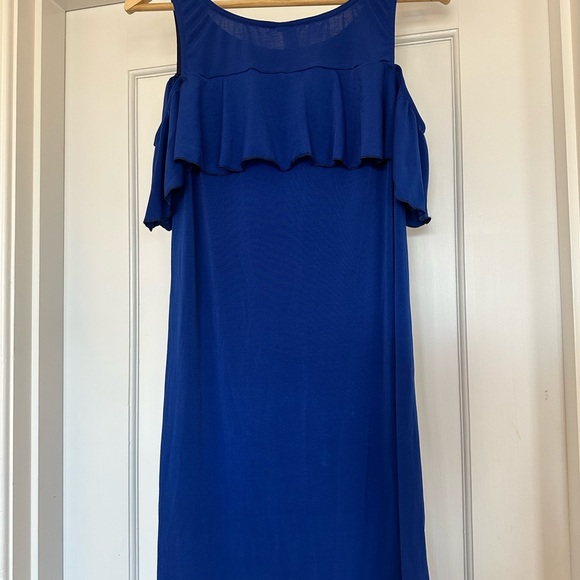 Lise Charmel Antigel XS/S Cold Shoulder Royal Blue Dress - French luxury brand - Picture 2 of 8